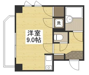 ダイアパレス京町Ⅱ【5階】の間取り