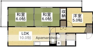ニシムラマンション【405号室】の間取り