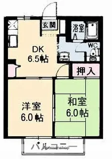 リバーサイド庄内【2階】の間取り