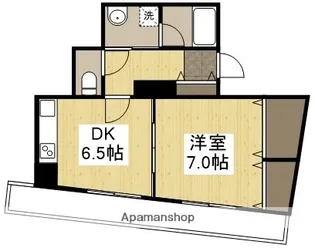 メゾン デュ ソレイユ【303号室】の間取り