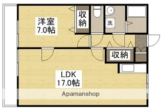 アークハイツ鹿田【5階】の間取り