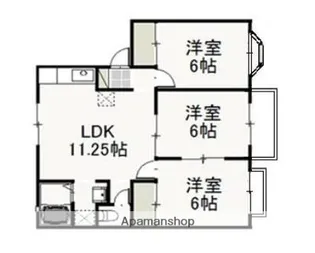 シティクレスト C【2階】の間取り