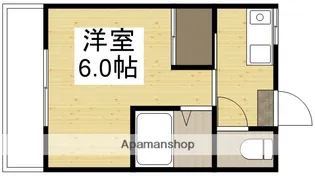 アーバンライフ泉田 Ⅱ棟【212号室】の間取り