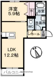 カーサ・エストレヤ【2階】の間取り