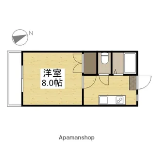 リオン西川原【1階】の間取り