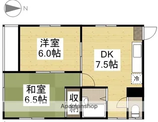プチハウス【1階】の間取り