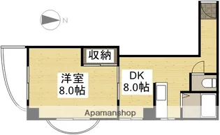 グレースシャトル伊島【2階】の間取り