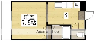 ビューラージュネス【106号室】の間取り