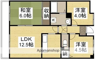 伊島第2コーポラス【306号室】の間取り