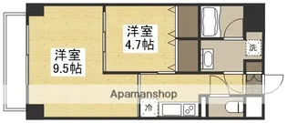 ハアラン表町【6階】の間取り