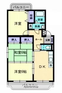 ボヌール【3階】の間取り