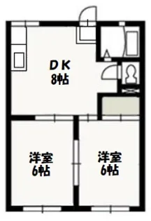 メゾン・ド・YUKI【1階】の間取り