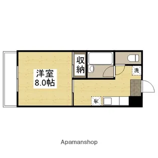 シャトレハイツ今村【305号室】の間取り