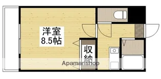 1Kの間取り画像