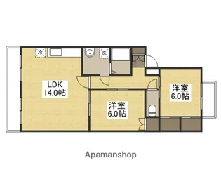 風はいつⅠ【2階】の間取り