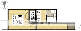 KM大元駅前【4階】の間取り