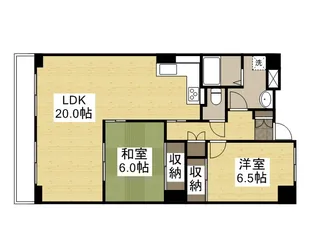 グレースガーデン岡山【602号室】の間取り