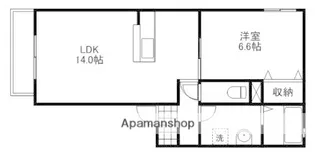 ラ・パルテール操山弐番館【1階】の間取り