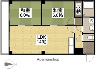 レジデンス住吉町【3階】の間取り