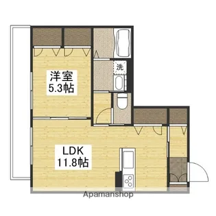 アルカ・ソラーレⅢ【1階】の間取り