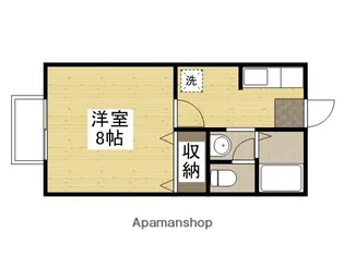 リヴ中須加【203号室】の間取り