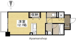 アルファレガロ西古松【10階】の間取り