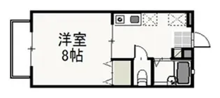 コーポさとうⅡ【2階】の間取り