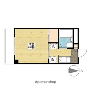 ルポール今【303号室】の間取り