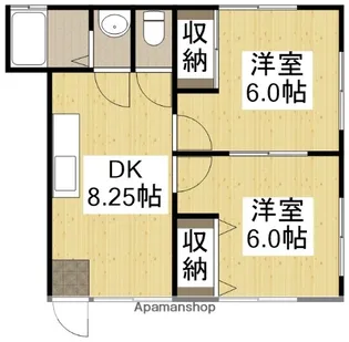 S・Sコーポ【1階】の間取り