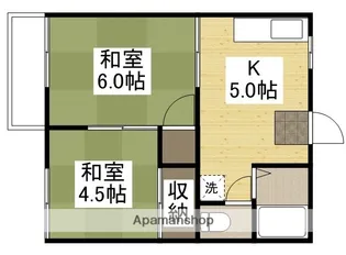 コーポ則武 A棟【2階】の間取り
