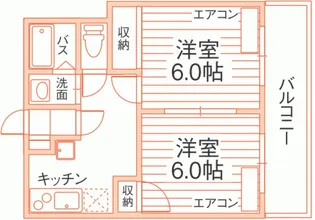メゾン津島【1階】の間取り