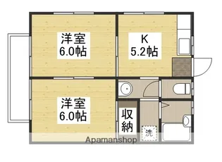 メゾン上道【2階】の間取り