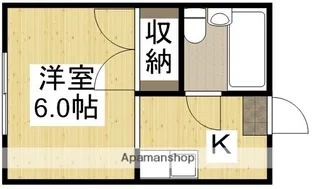 シスター中井【2階】の間取り