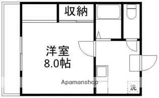 レジデンス津倉【102号室】の間取り
