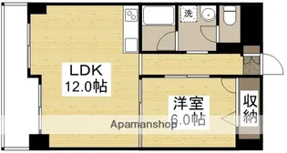 山陽マンション【302号室】の間取り