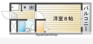 セゾンHOUKAN【1階】の間取り