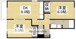 クリエFUJIWARA【205号室】の間取り