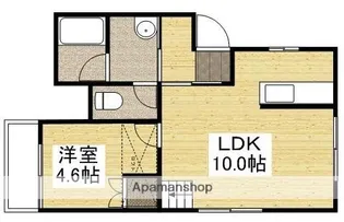 サウスウインドⅠ【201号室】の間取り