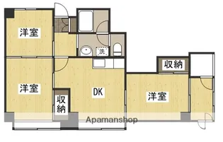ラフィネヴィラ豊成【203号室】の間取り