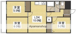 エバンス【2階】の間取り