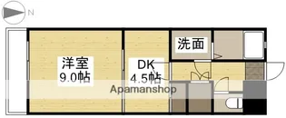 パークサイドナオイ【303号室】の間取り