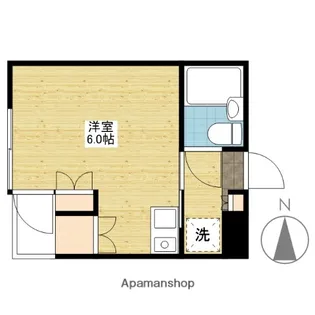 LA VILLA【303号室】の間取り