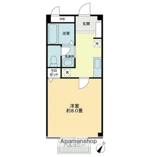 フォブールペガサス【2階】の間取り