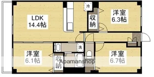 アヴァンセ【3階】の間取り
