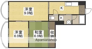 リファーマンションナオイ【501号室】の間取り