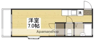 ミツオカブラザーズマンション【110号室】の間取り