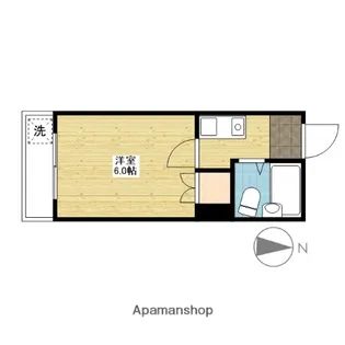 サンハイツ岡大Ⅰ【3階】の間取り