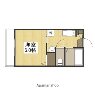 コンフォート住吉【1階】の間取り