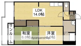 シャトレーしょうこう【5階】の間取り