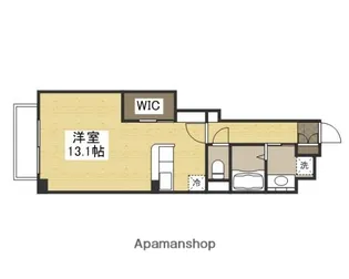 リビンコートSTUDIO富町【12階】の間取り